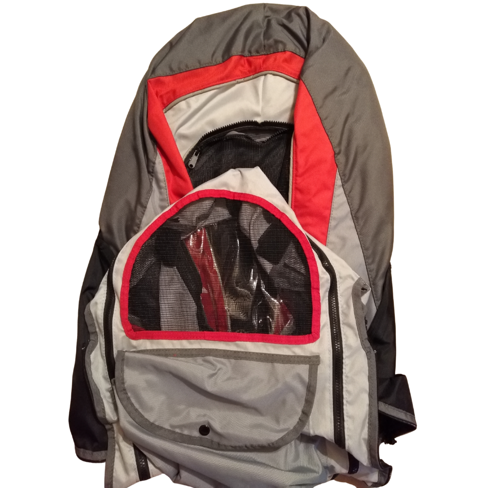 InnoPet® Sporty Trailer Ersatzbezug rot grau