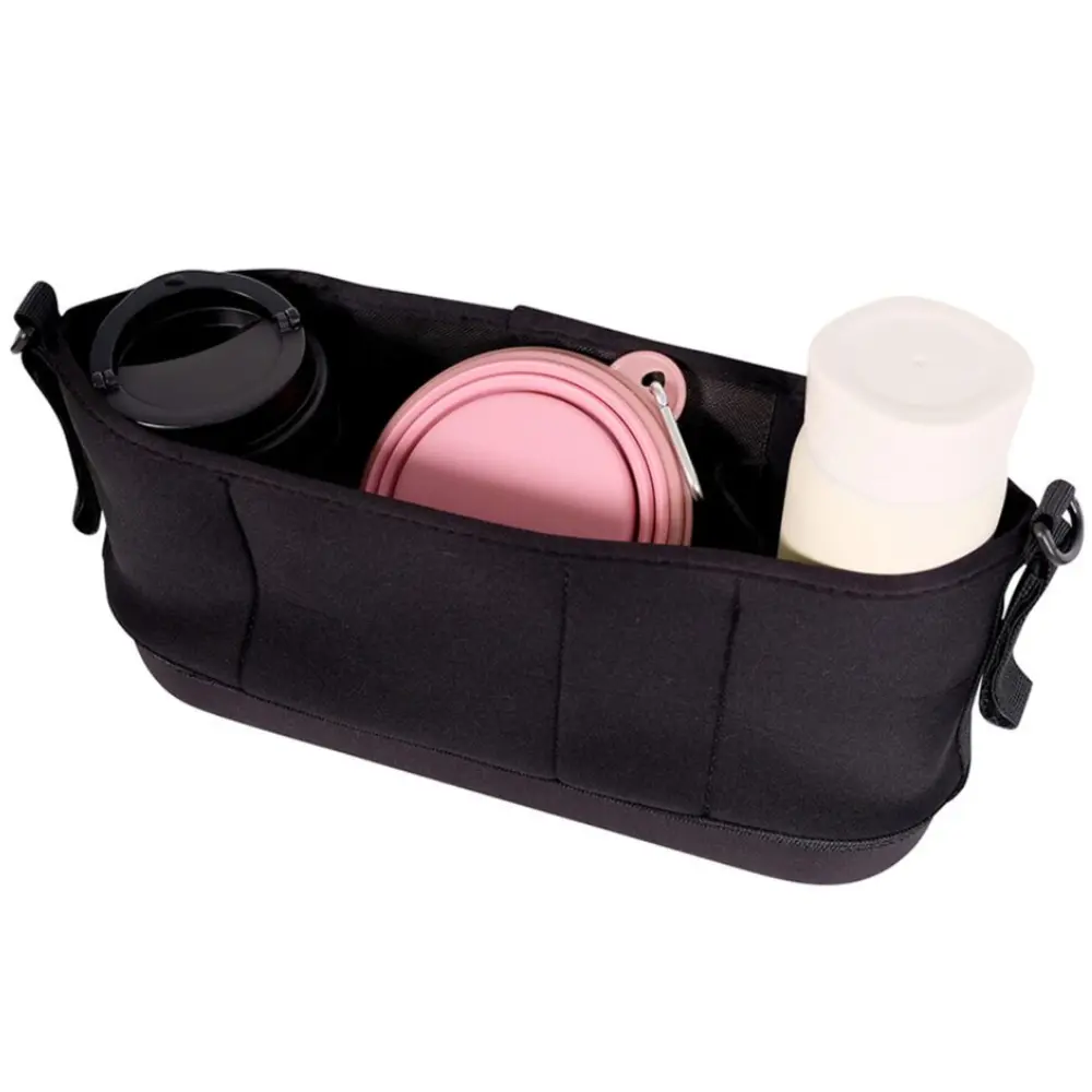 Hundebuggy Organizer mit rosa Dose