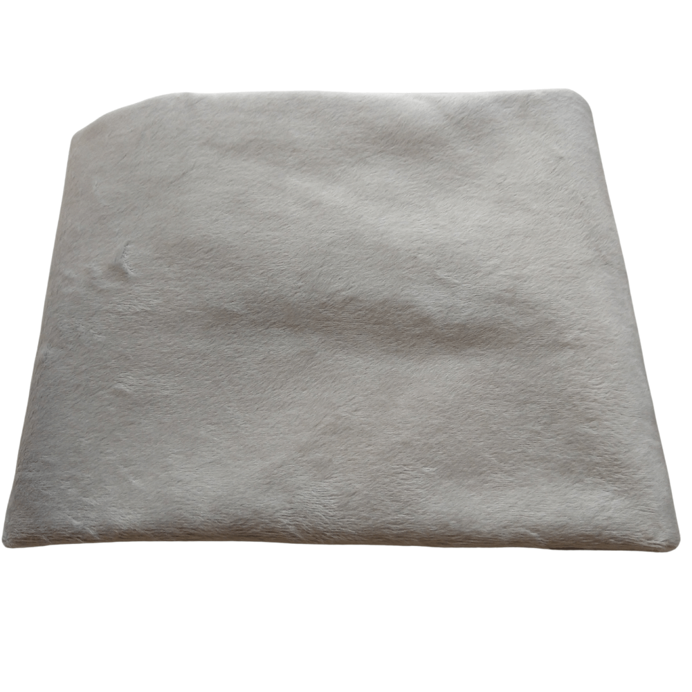 InnoPet® Velvet Minky Samtbezug für Hundebuggy Innenauflage hellgrau