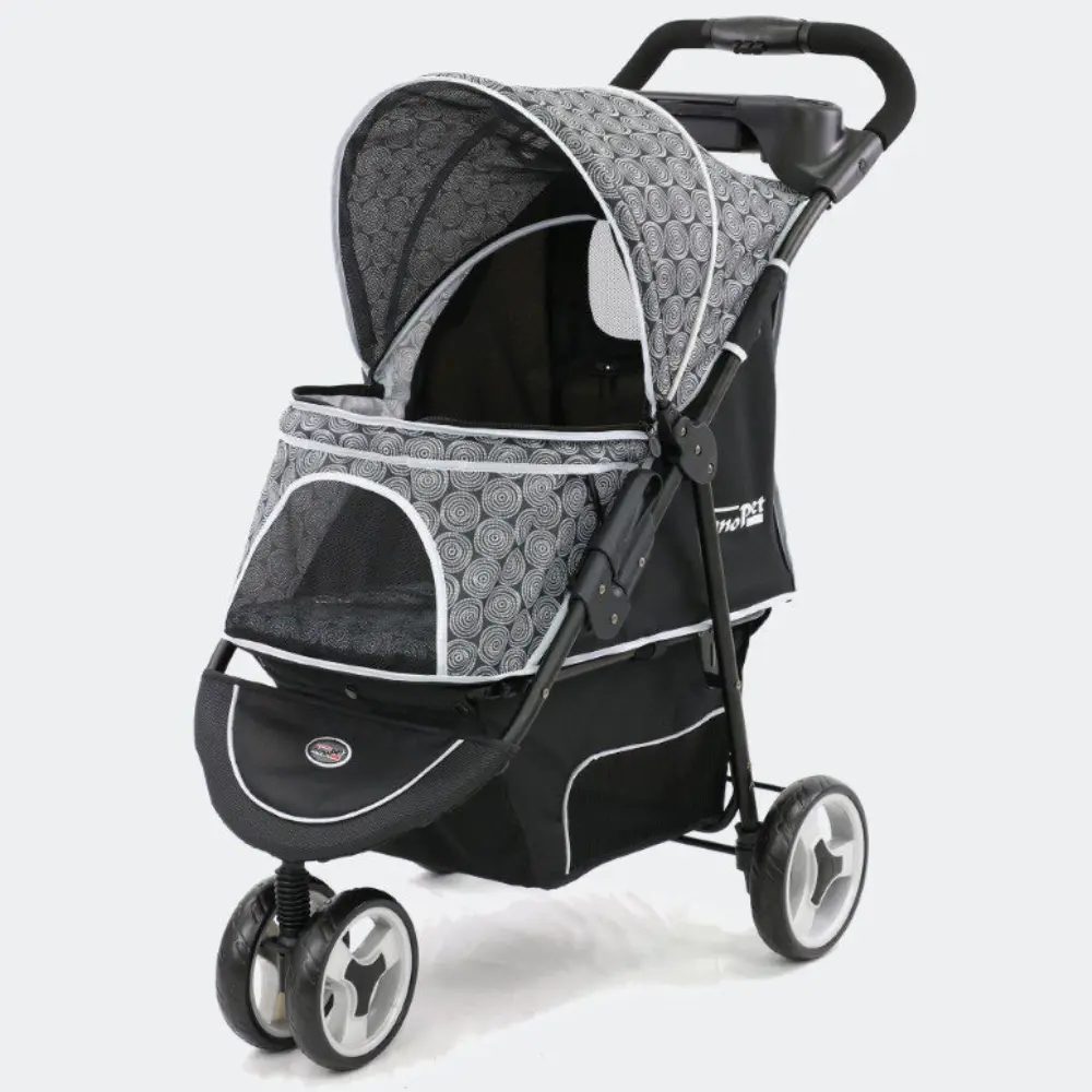 InnoPet® Allure Onyx Hundebuggy leer