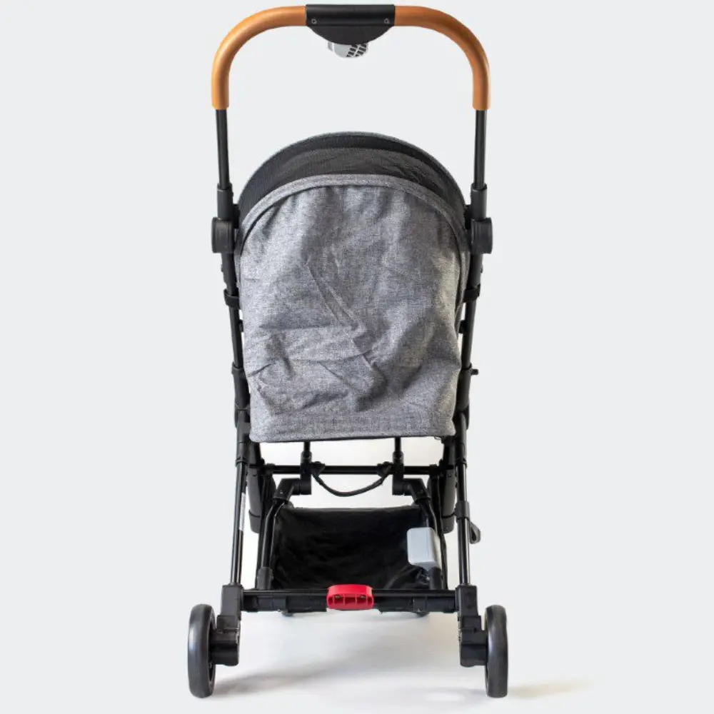 InnoPet® City Hundebuggy grau - Hinteransicht