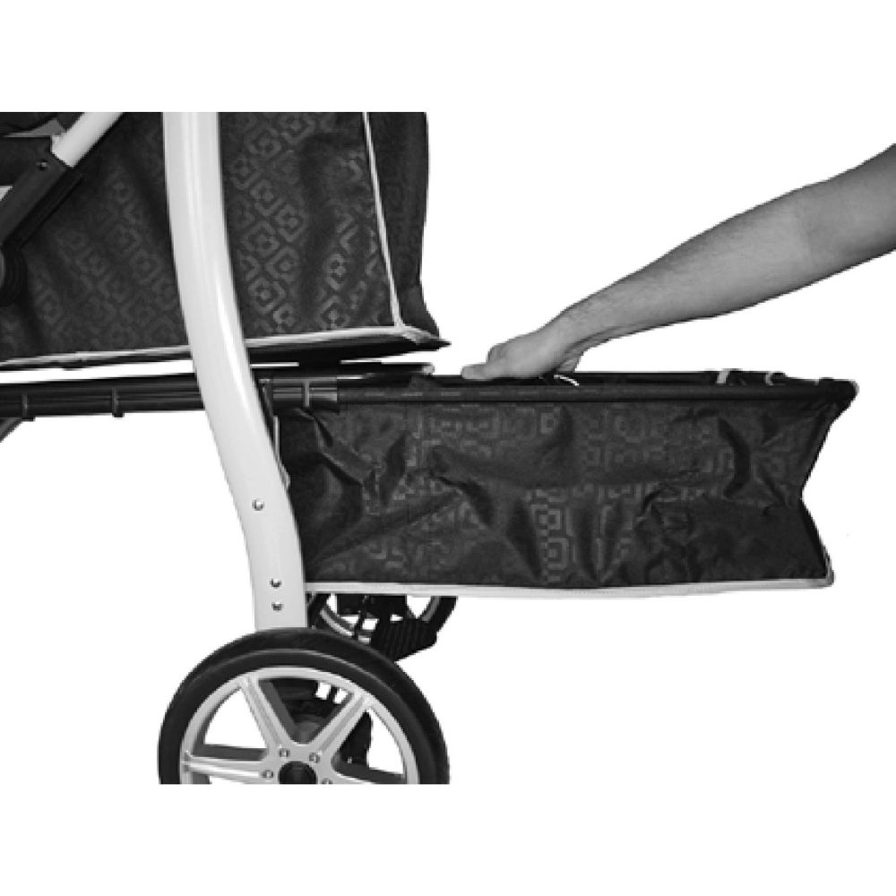 InnoPet® Monaco herausnehmbarer Korb unter der Buggy Liegefläche