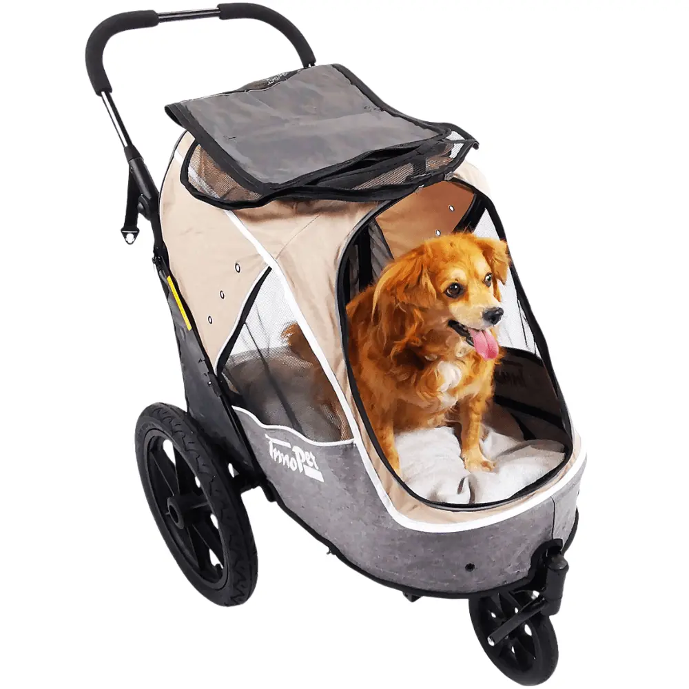 InnoPet® Sporty Evolution Hundebuggy mit orthopädischem Hundekissen
