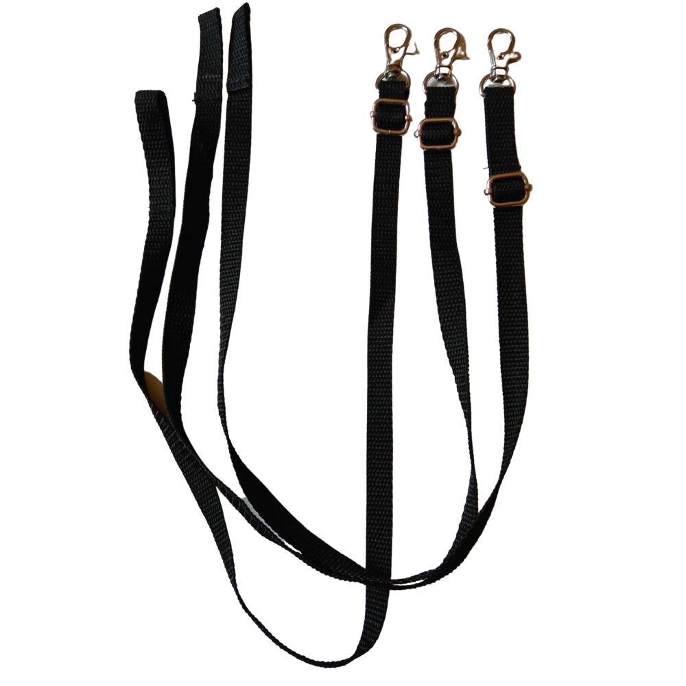 InnoPet Ersatzleinen 3er-Set schwarz
