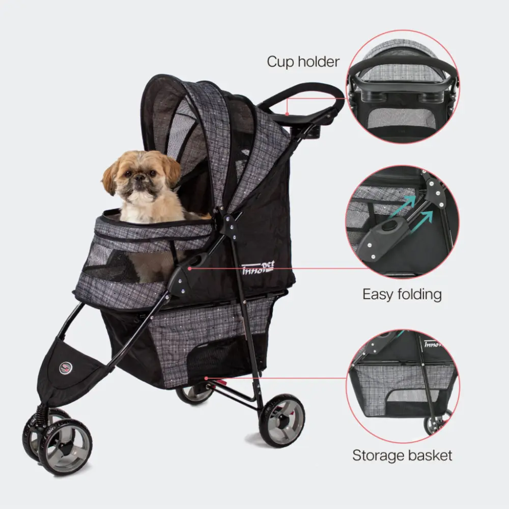 InnoPet Avenue Hundebuggy grau - Details