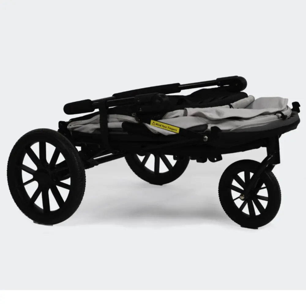 InnoPet® Noah Hundebuggy grau geklappt