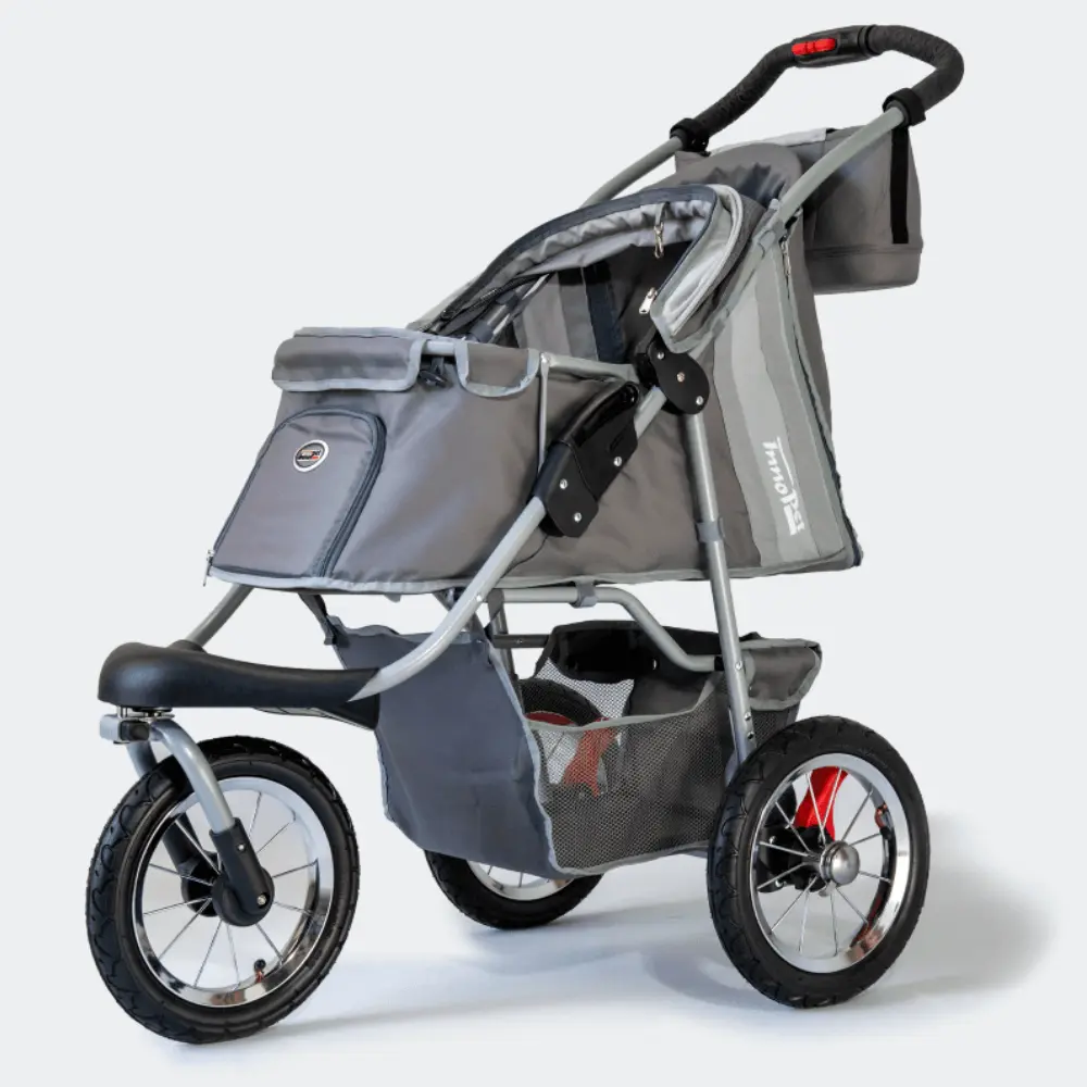 InnoPet® Comfort Air ECO Hundebuggy grau - Verdeck unten