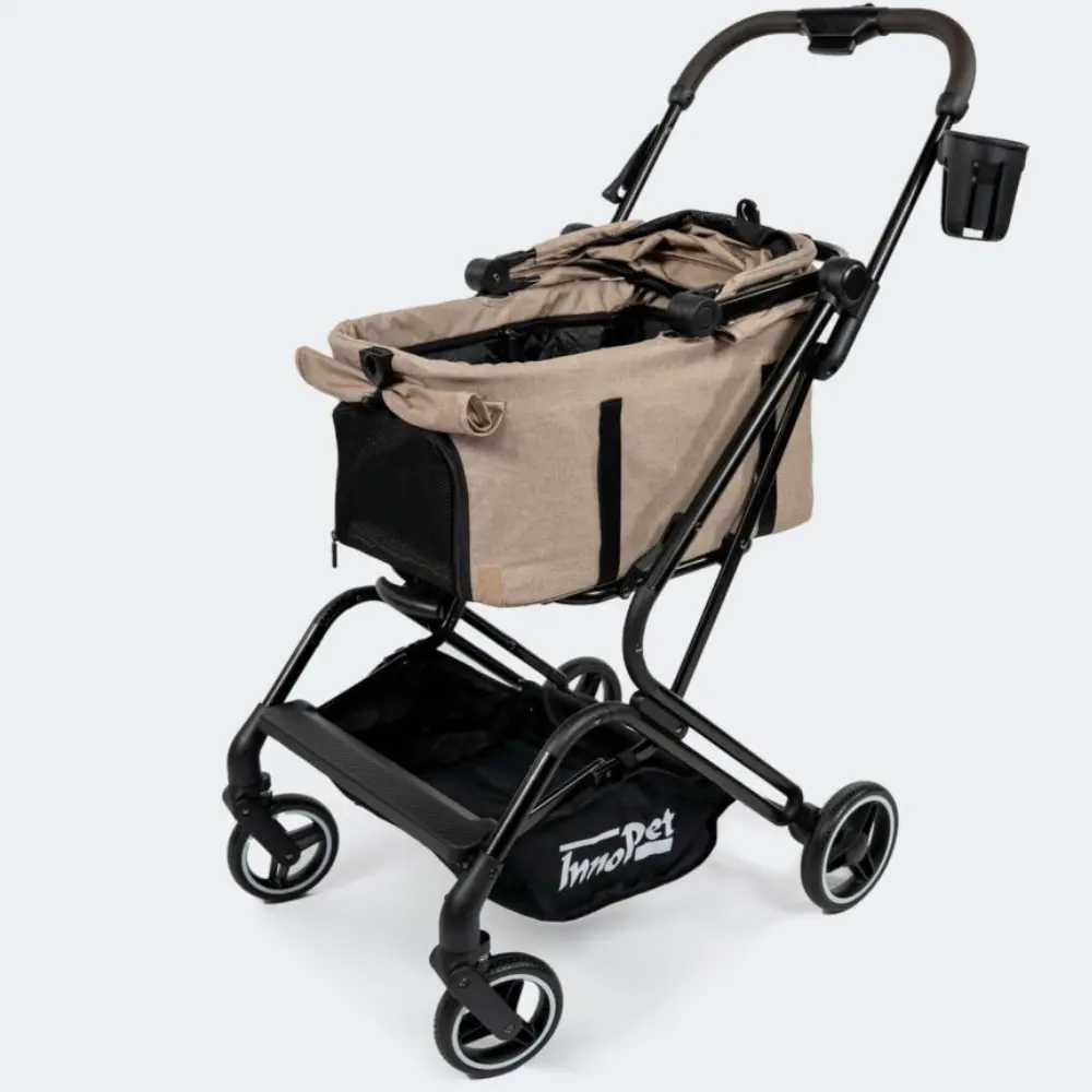 InnoPet® Nomad Hundebuggy beige offen