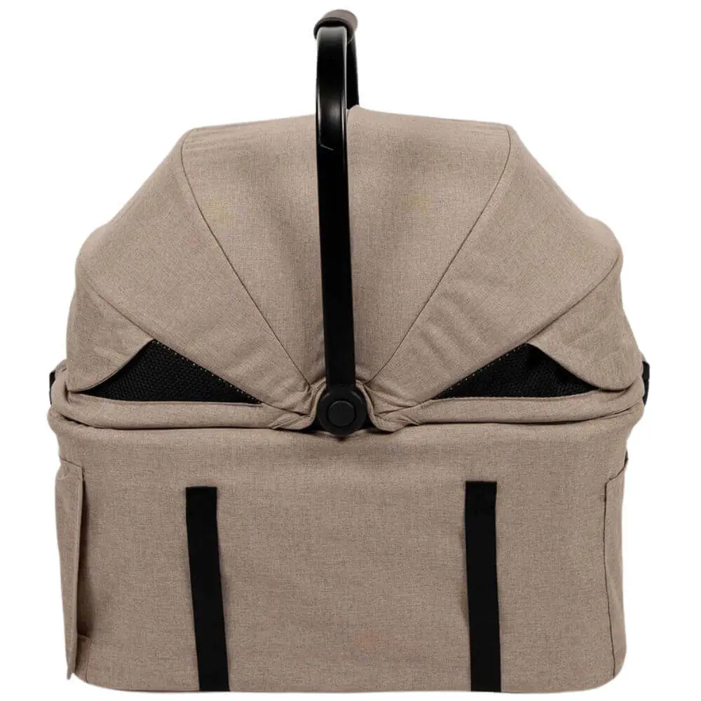 InnoPet® Nomad Hundebuggy beige PKW-Tasche Rückansicht