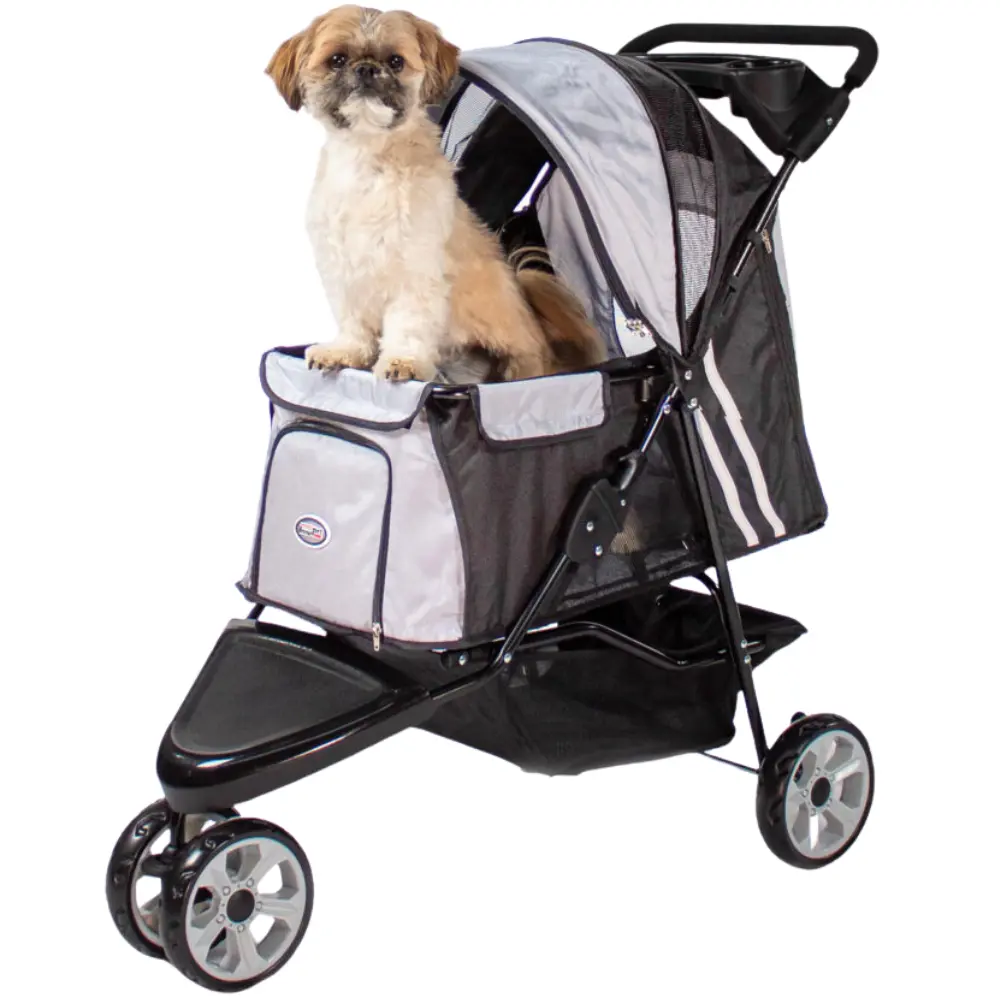 InnoPet All Terrain Hundebuggy schwarz silber