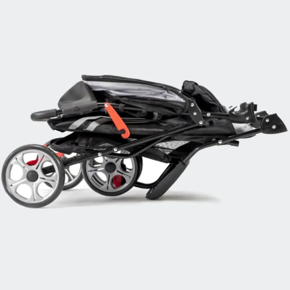 InnoPet All Terrain Hundebuggy geklappt