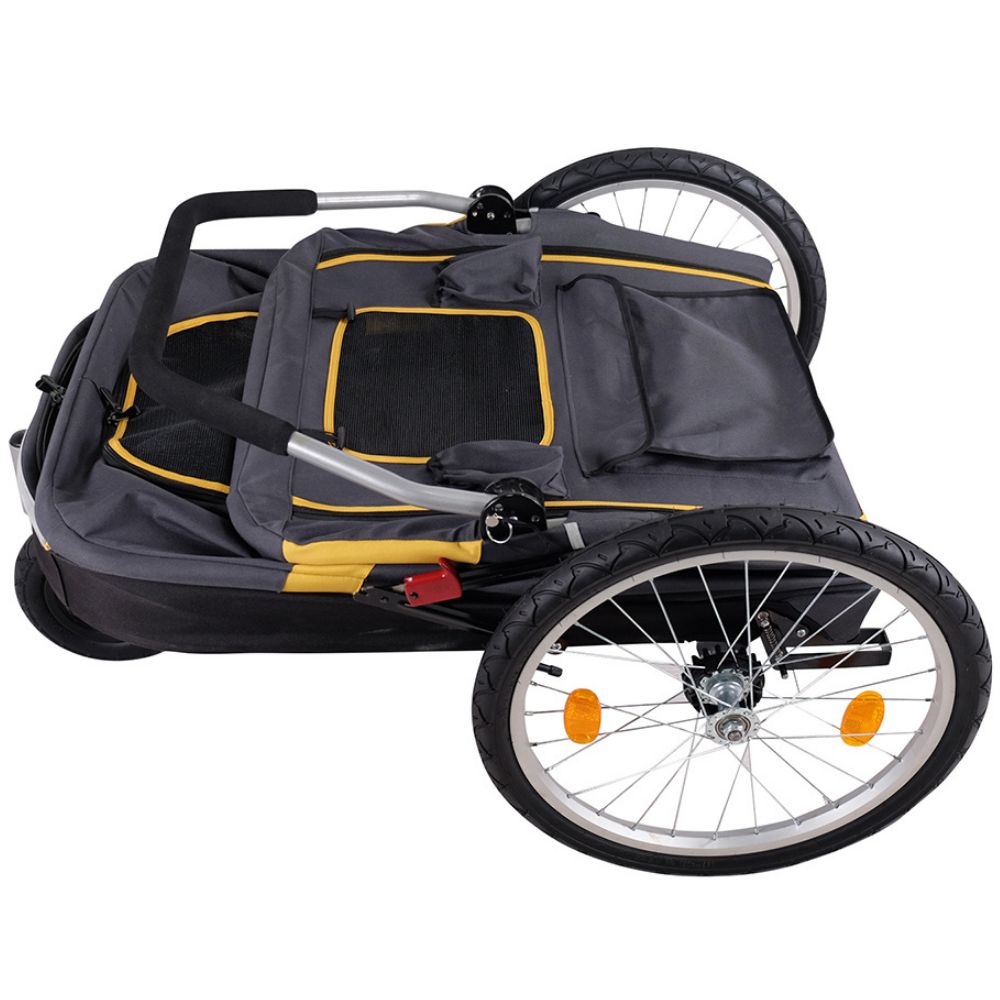 InnoPet® Hercules Trailer Pet Stroller geklappt