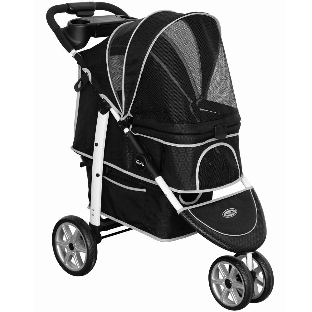 InnoPet® Monaco Hundewagen für kleine Hunde schwarz