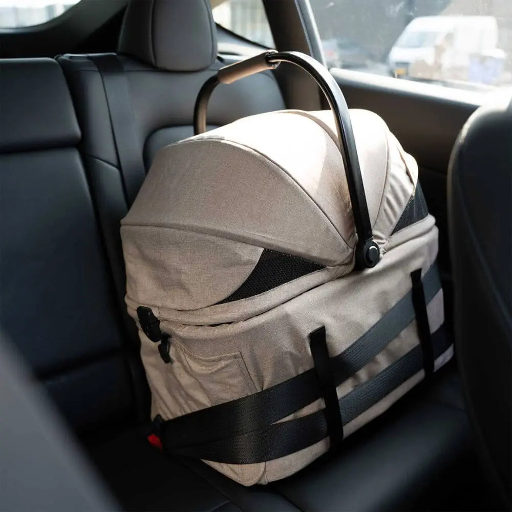InnoPet® Nomad Hundebuggy beige als PKW-Sitz