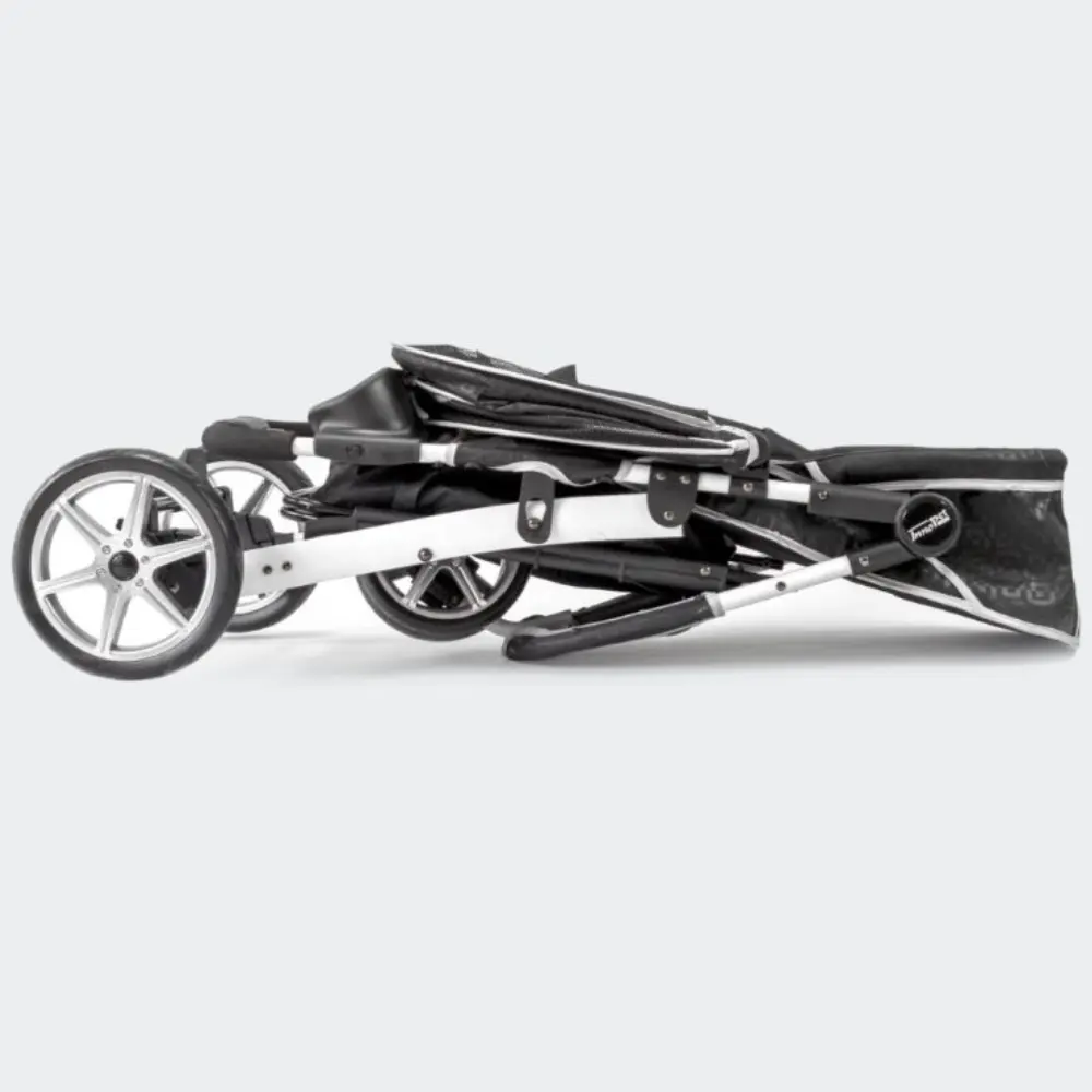 InnoPet Monaco Hundebuggy schwarz geklappt