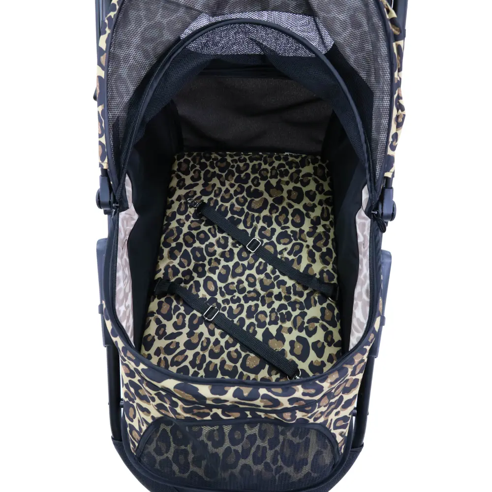 InnoPet® Allure Cheetah Hundebuggy Innenansicht